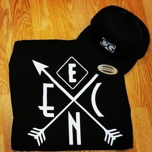 Black ENC CEO Inspired Snapback and T-shirt Combo